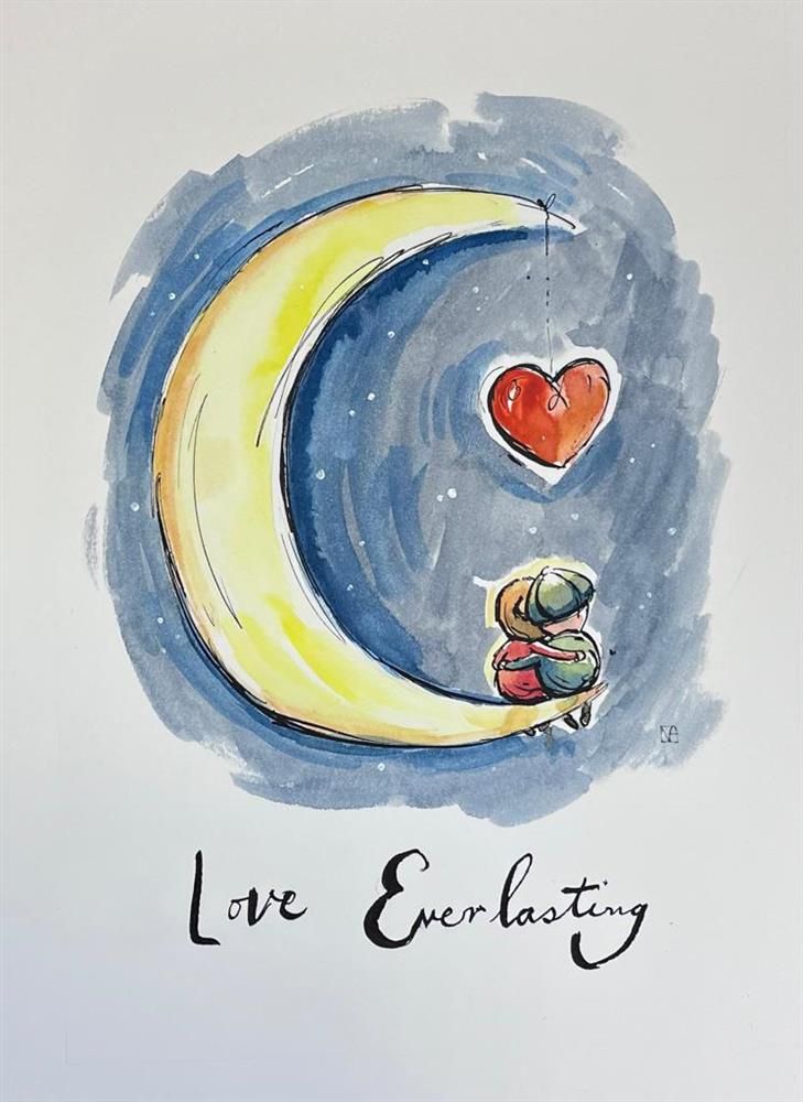 Michael Abrams - 'Love Everlasting' - Framed Original Art