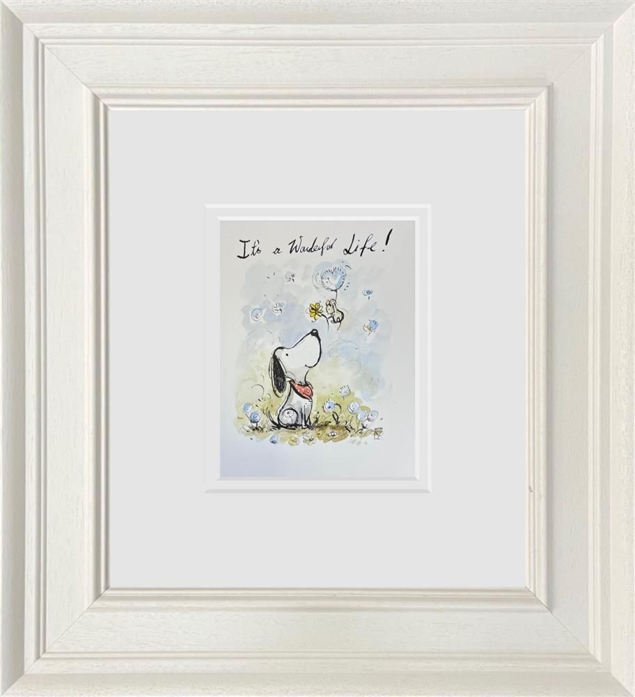 Michael Abrams - 'It's A Wonderful Life' - Framed Original Art