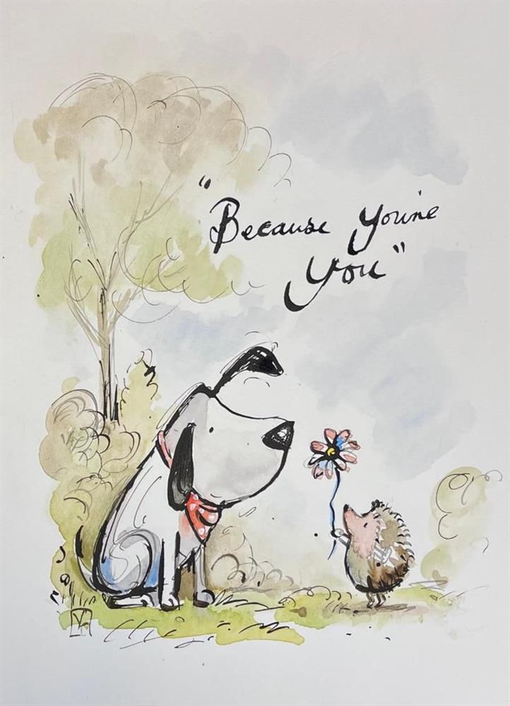 Michael Abrams - 'Because You're You' - Framed Original Art