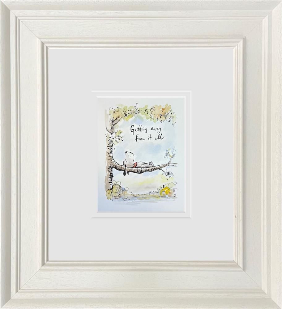 Michael Abrams - 'Getting Away From It All' - Framed Original Art