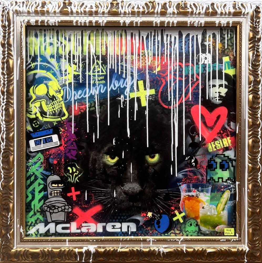 Hue Folk - 'Dream Big' - Framed Original Art