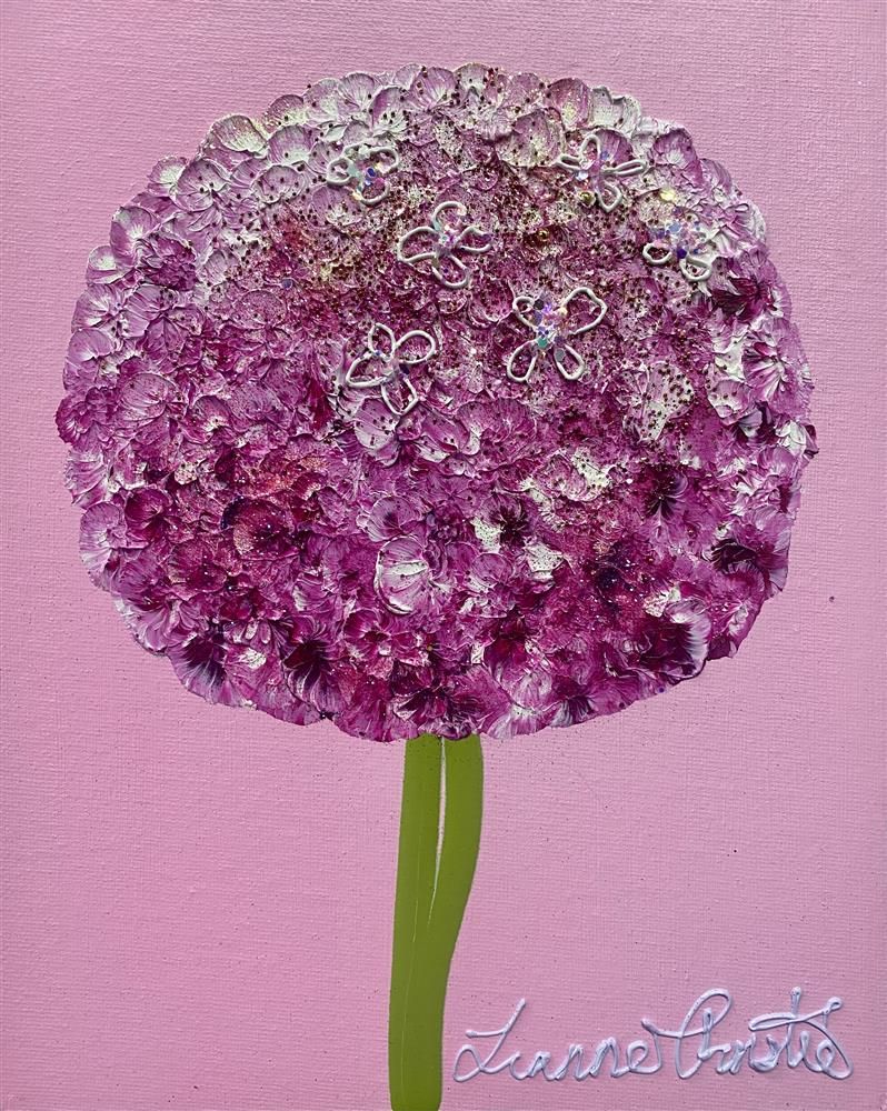 Leanne Christie - 'Zinnia' - Framed Original Artwork