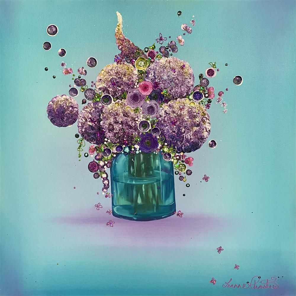 Leanne Christie - 'Romantic Bouquet' - Framed Original Artwork