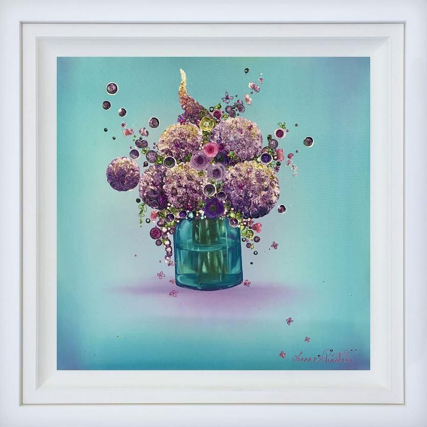 Leanne Christie - 'Romantic Bouquet' - Framed Original Artwork