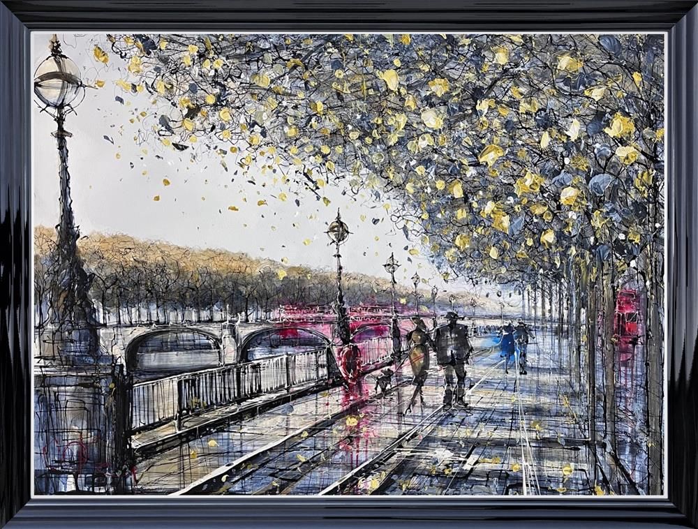 Nigel Cooke - 'Southbank Views'  - Framed Original Artwork