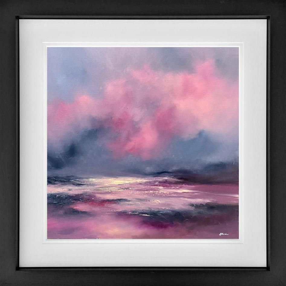 Alison Johnson - 'Ocean Haze' - Framed Original Artwork