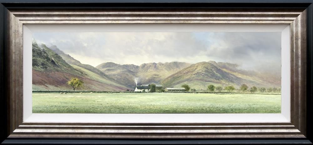 Duncan Palmar RSMA - 'Lake District Farmhouse by Duncan Palmer' - Framed Limited Edition Art
