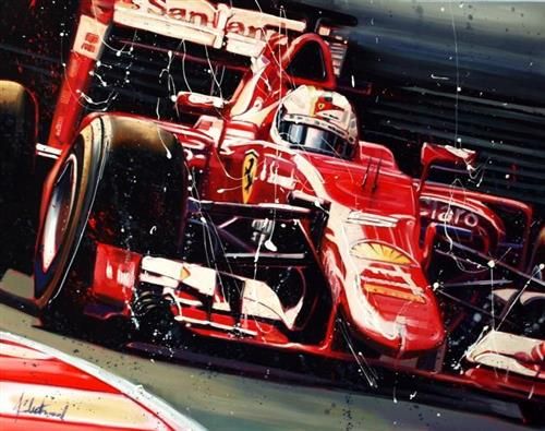 Fleetwood - 'Vettel' - Framed Limited Edition Art