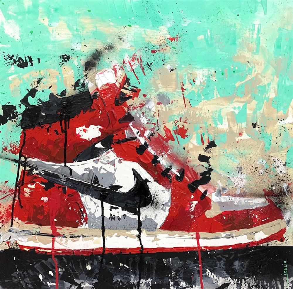 Jessie Foakes - 'Nike' -  Framed Original Artwork