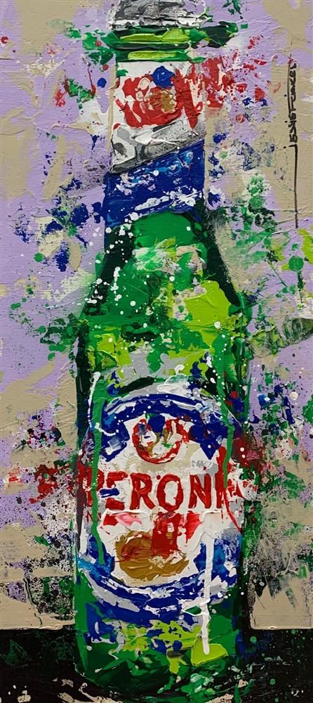Jessie Foakes - 'Peroni -  Framed Original Artwork