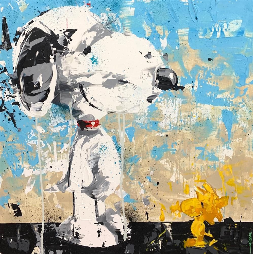 Jessie Foakes - 'Snoopy' -  Framed Original Artwork