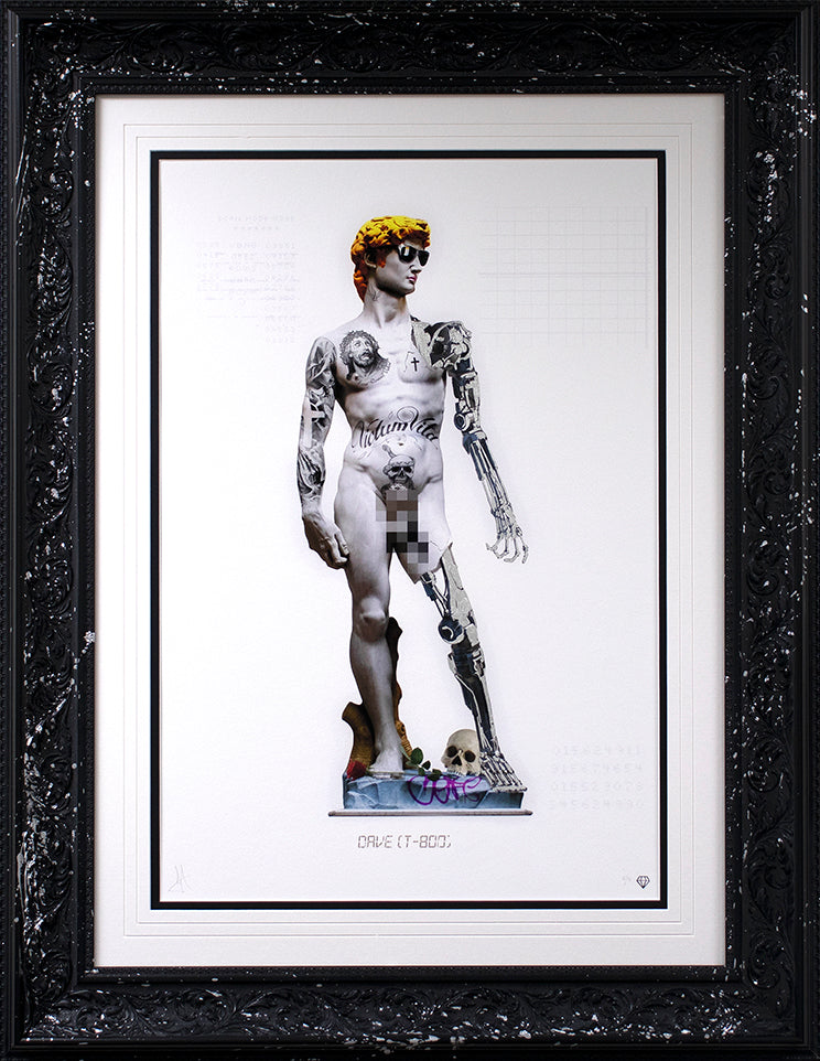 JJ Adams - 'Dave T-800' (Dave from The Terminator) - Framed Limited Edition