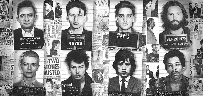 JJ Adams - 'Music's Most Wanted' - Framed Original