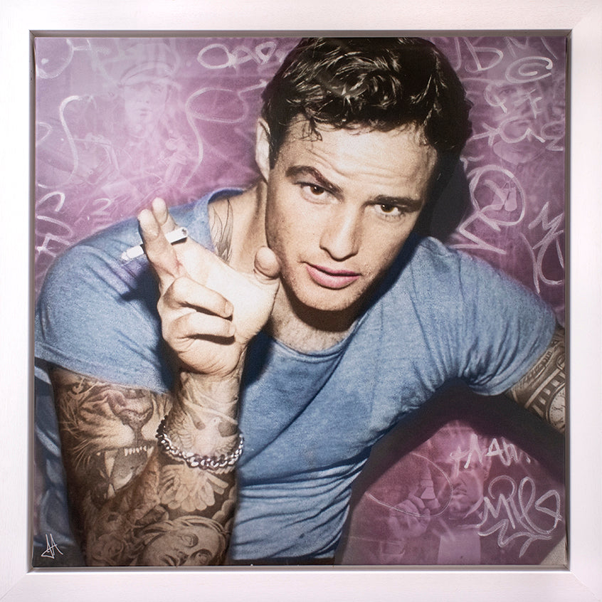 JJ Adams - 'Smoking Gun - Brando' (Colour) - Framed Original