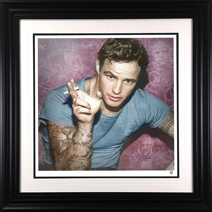 JJ Adams - 'Smoking Gun - Brando' (Colour) - Framed Limited Edition