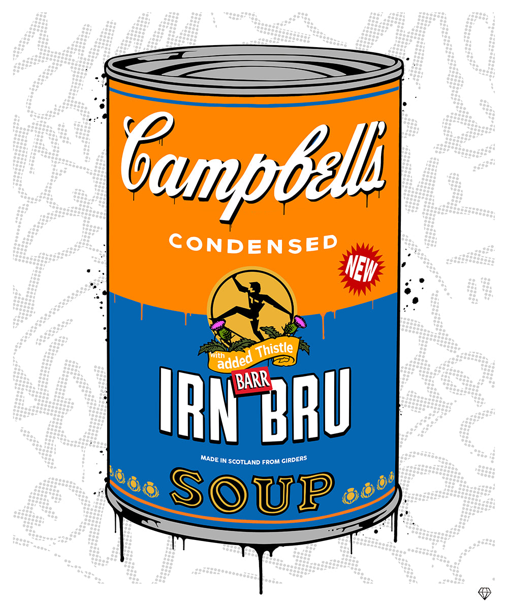 JJ Adams - 'Irn-Bru Soup' - Framed Limited Edition