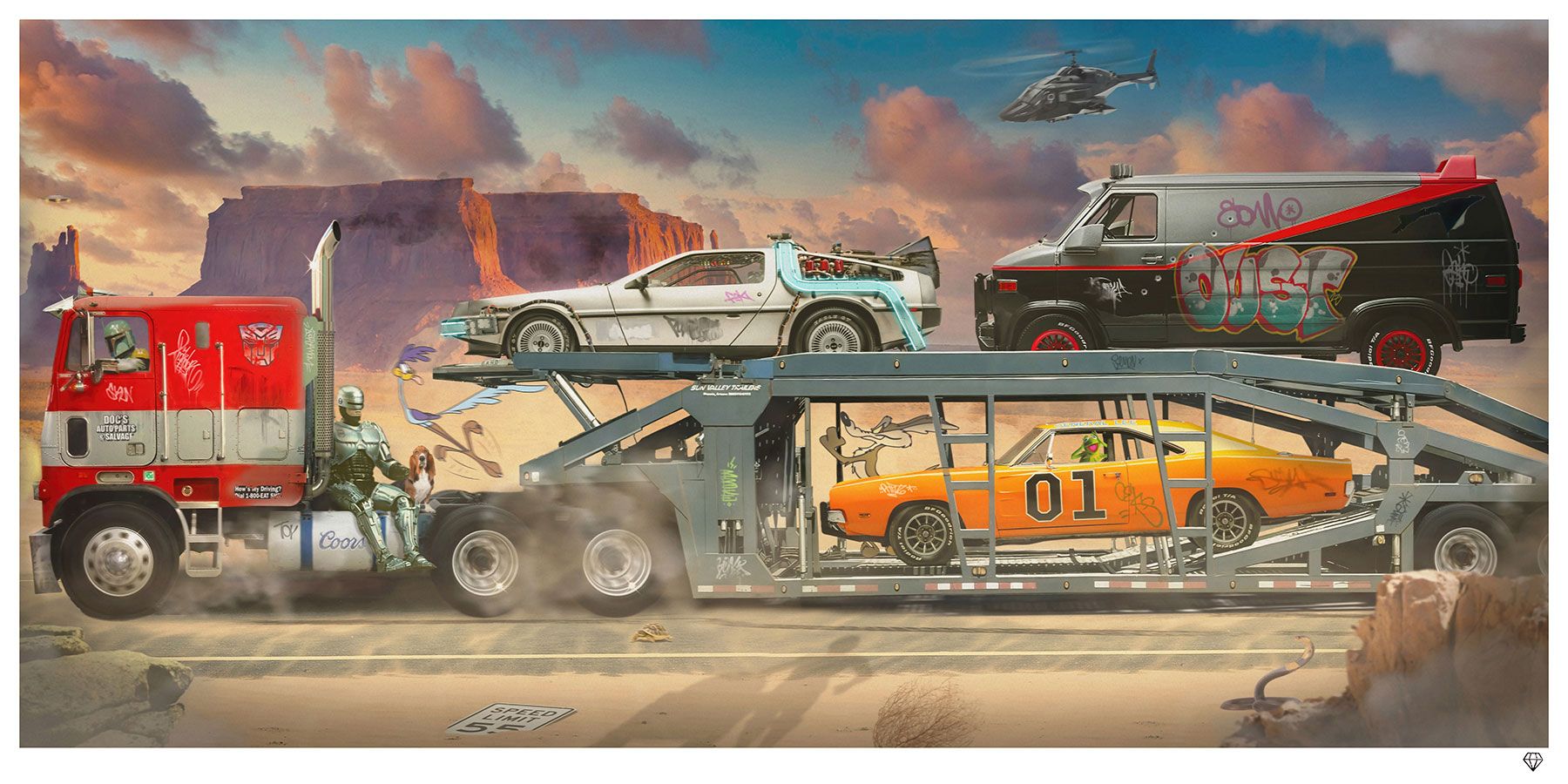 JJ Adams - 'Transporters - Road To Nowhere'-  Limited Edition