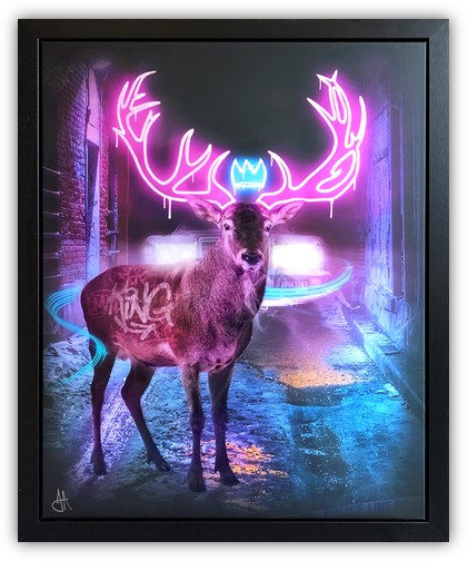 JJ Adams - 'Deer In The Headlights' - Framed Limited Edition