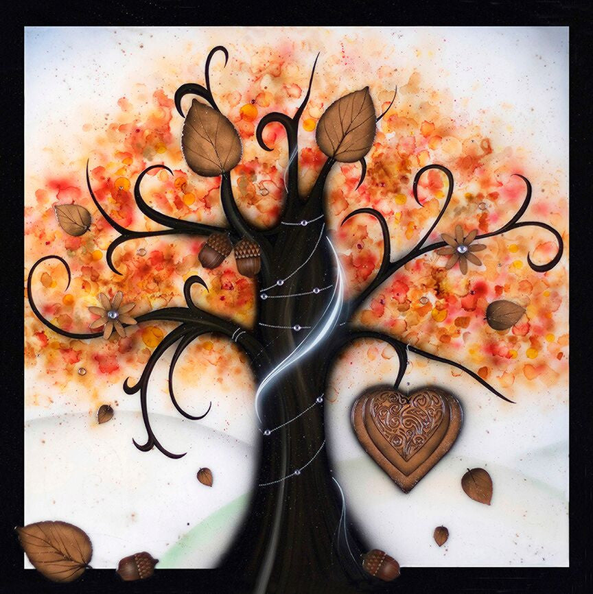 Kealey Farmer - 'Autumn Love Energy' - Framed Original