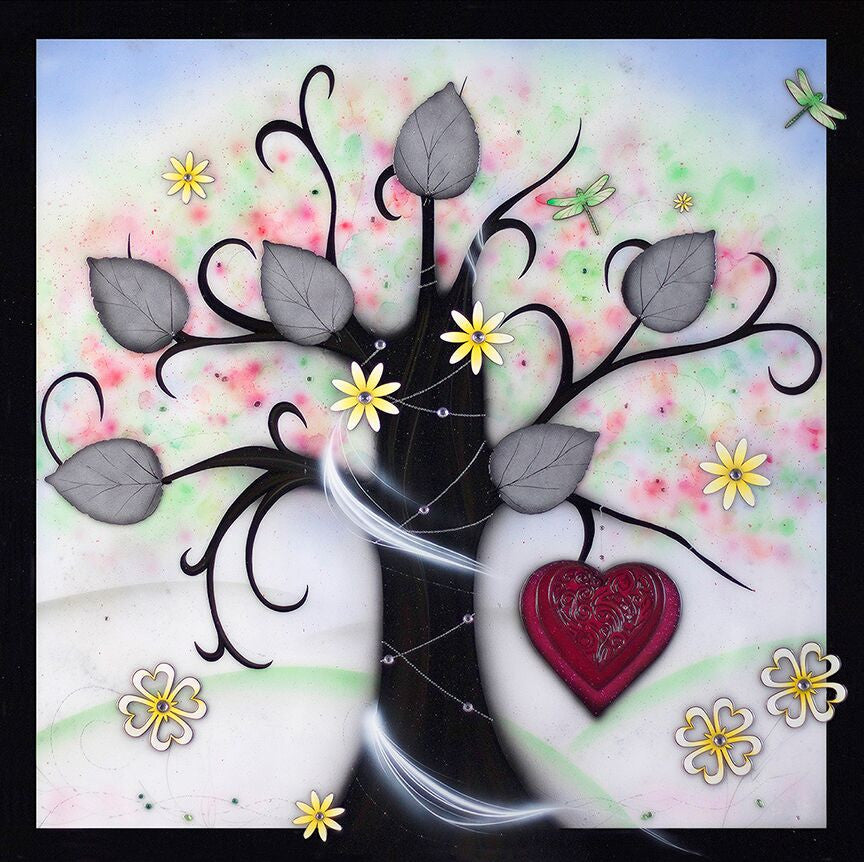 Kealey Farmer - 'Spring Love Energy' - Framed Original