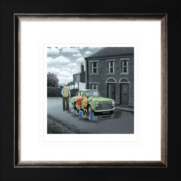 Leigh Lambert - 'Don't Forget Them Wheels - Paper' - Framed Limited Edition Art