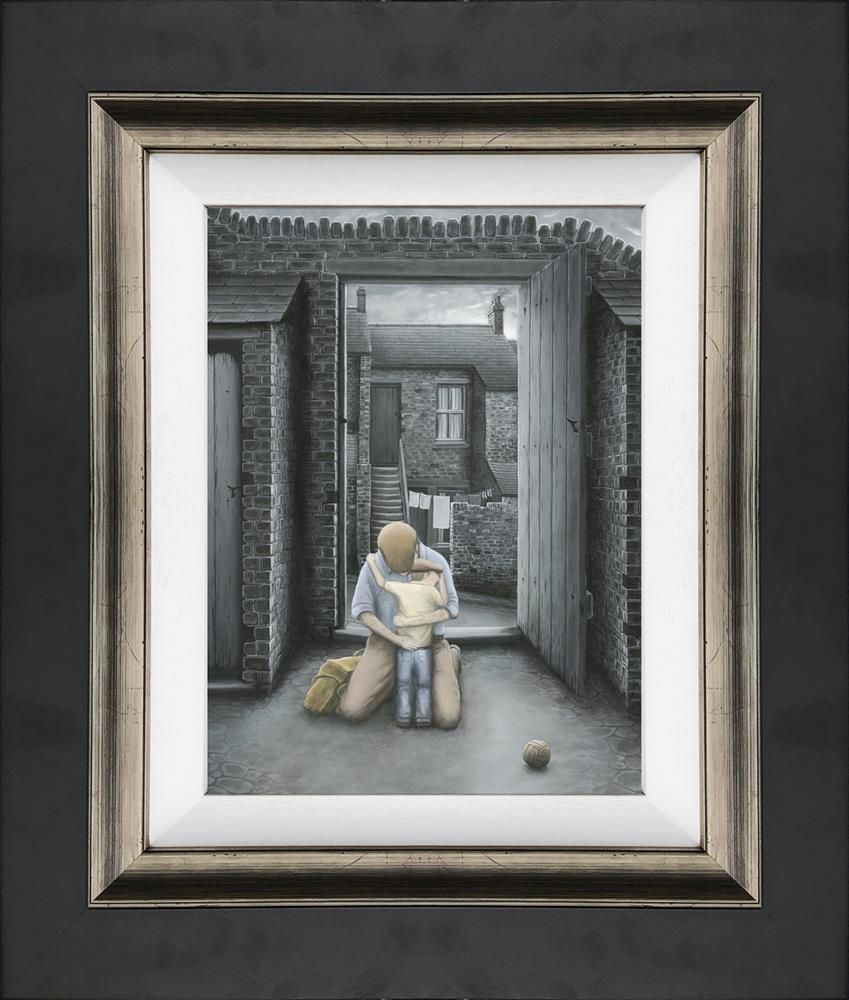 Leigh Lambert - 'I'm All Yours Now Son - Canvas' - Framed Limited Edition Art