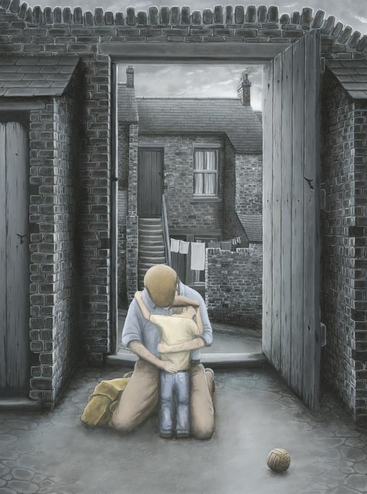 Leigh Lambert - 'I'm All Yours Now Son - Paper' - Framed Limited Edition Art