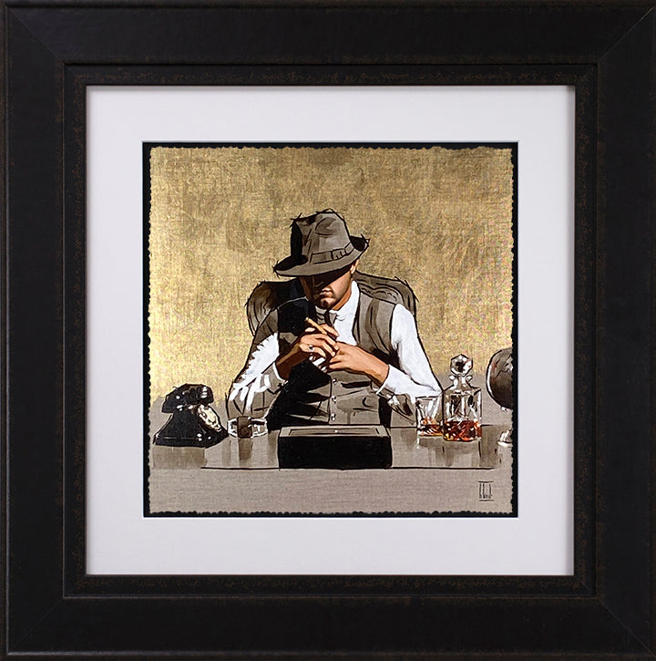 Richard Blunt - 'The Boss - Gold' - Framed Limited Edition Artwork