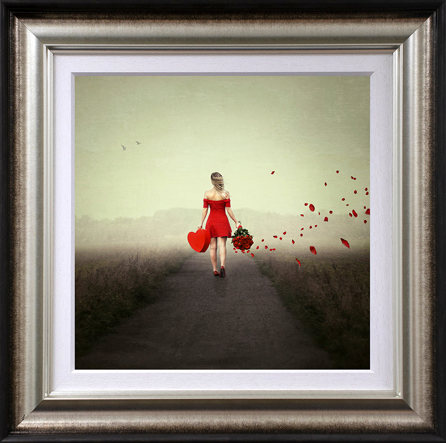 Michelle Mackie - 'Hearts & Roses' - Framed Limited Edition Art