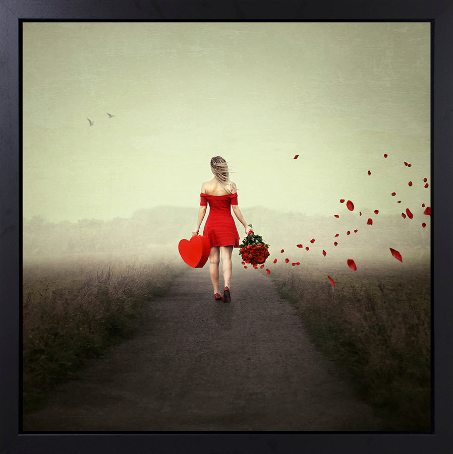 Michelle Mackie - 'Hearts & Roses' - Framed Original