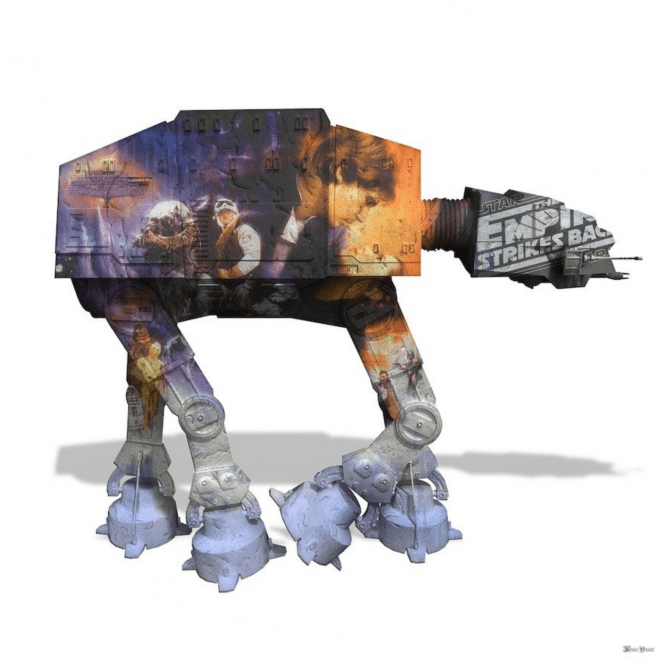 Monica Vincent - 'AT AT' - Framed Limited Edition Print