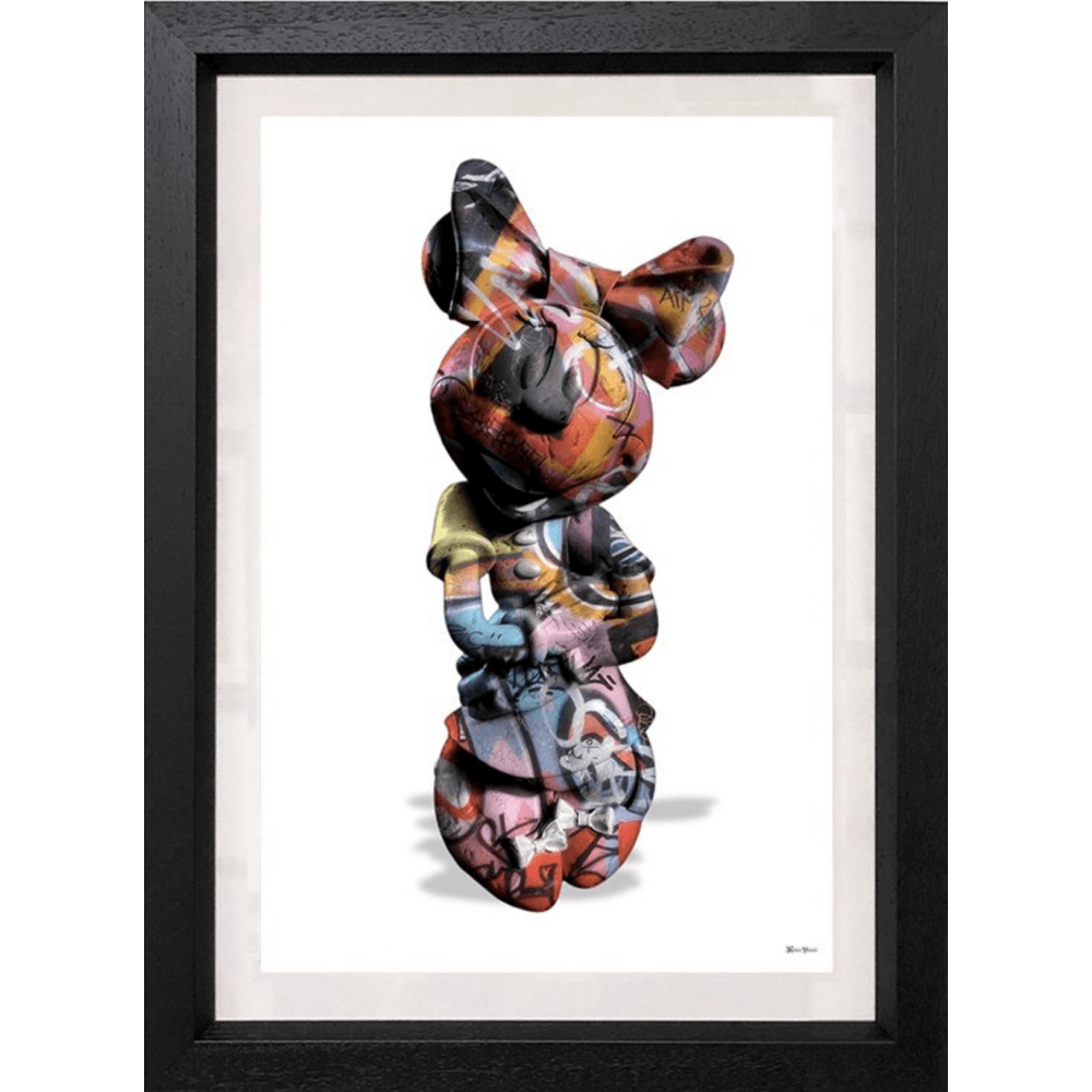 Monica Vincent - 'Graffiti Mickey' - Framed Limited Edition Print