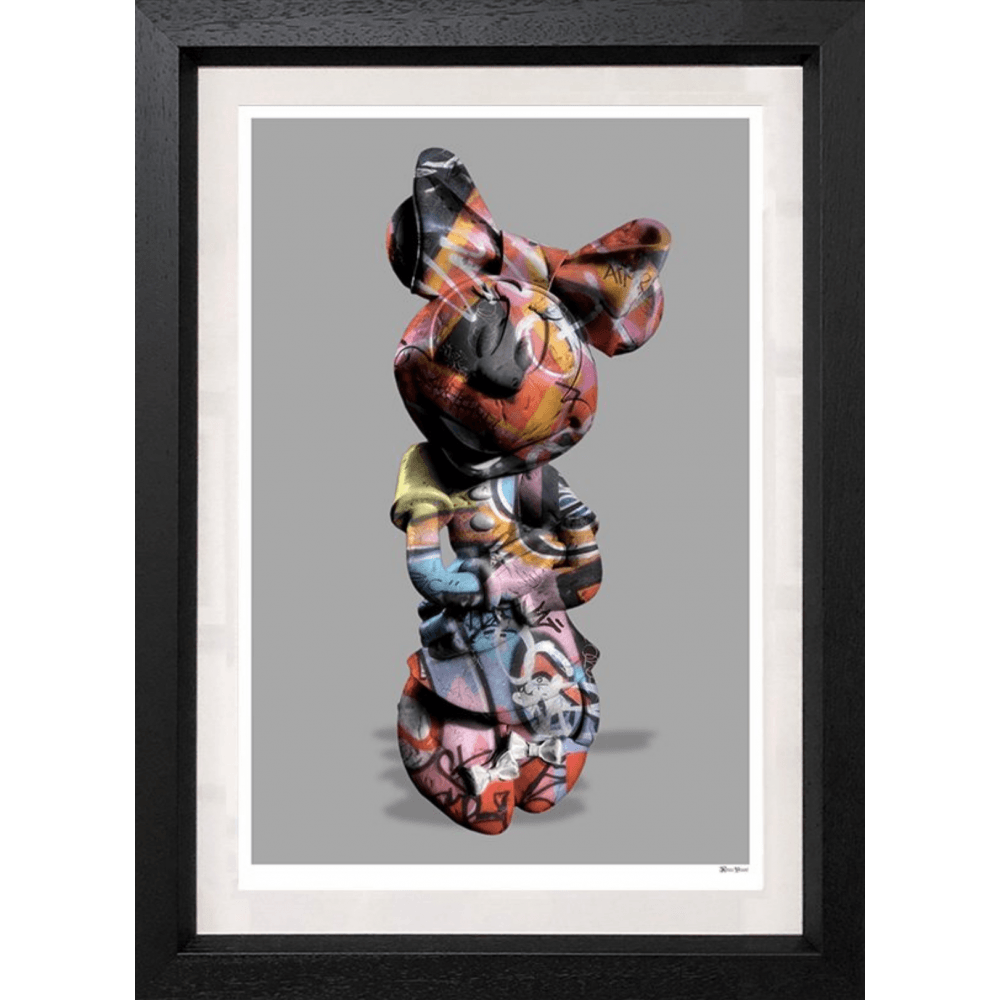 Monica Vincent - 'Graffiti Mickey' - Framed Limited Edition Print