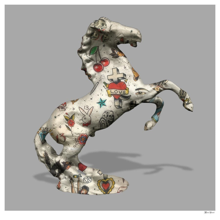 Monica Vincent - 'Stallion' - Framed Limited Edition Print