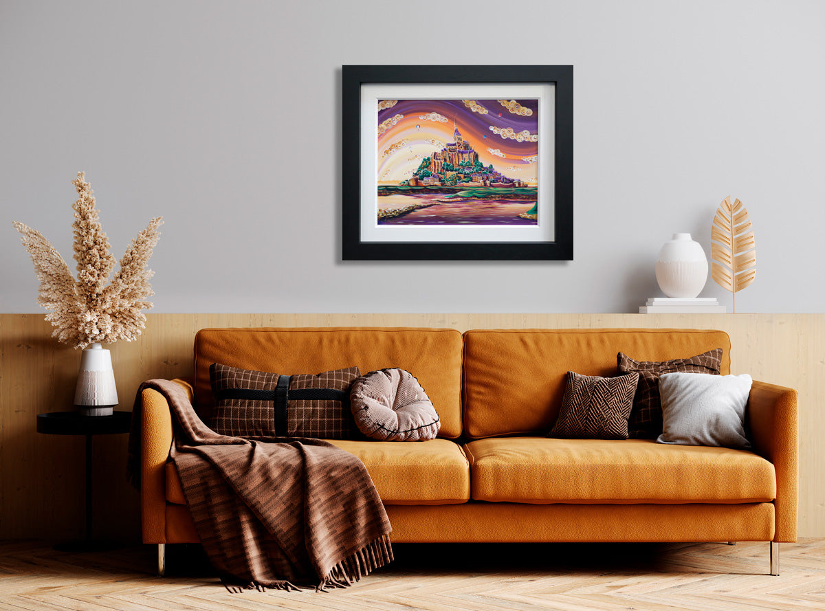 Rayford - 'Mont Saint Michel' - Framed Original Art
