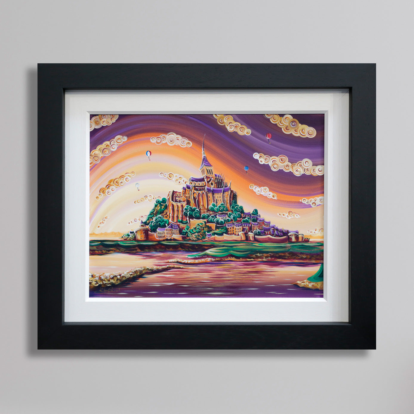 Rayford - 'Mont Saint Michel' - Framed Original Art