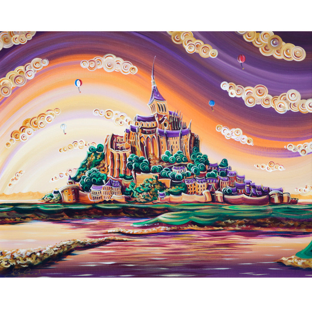 Rayford - 'Mont Saint Michel' - Framed Original Art