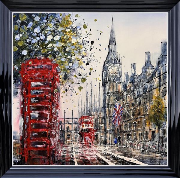 Nigel Cooke - 'Calling Westminster' - Framed Canvas Studio Limited Edition