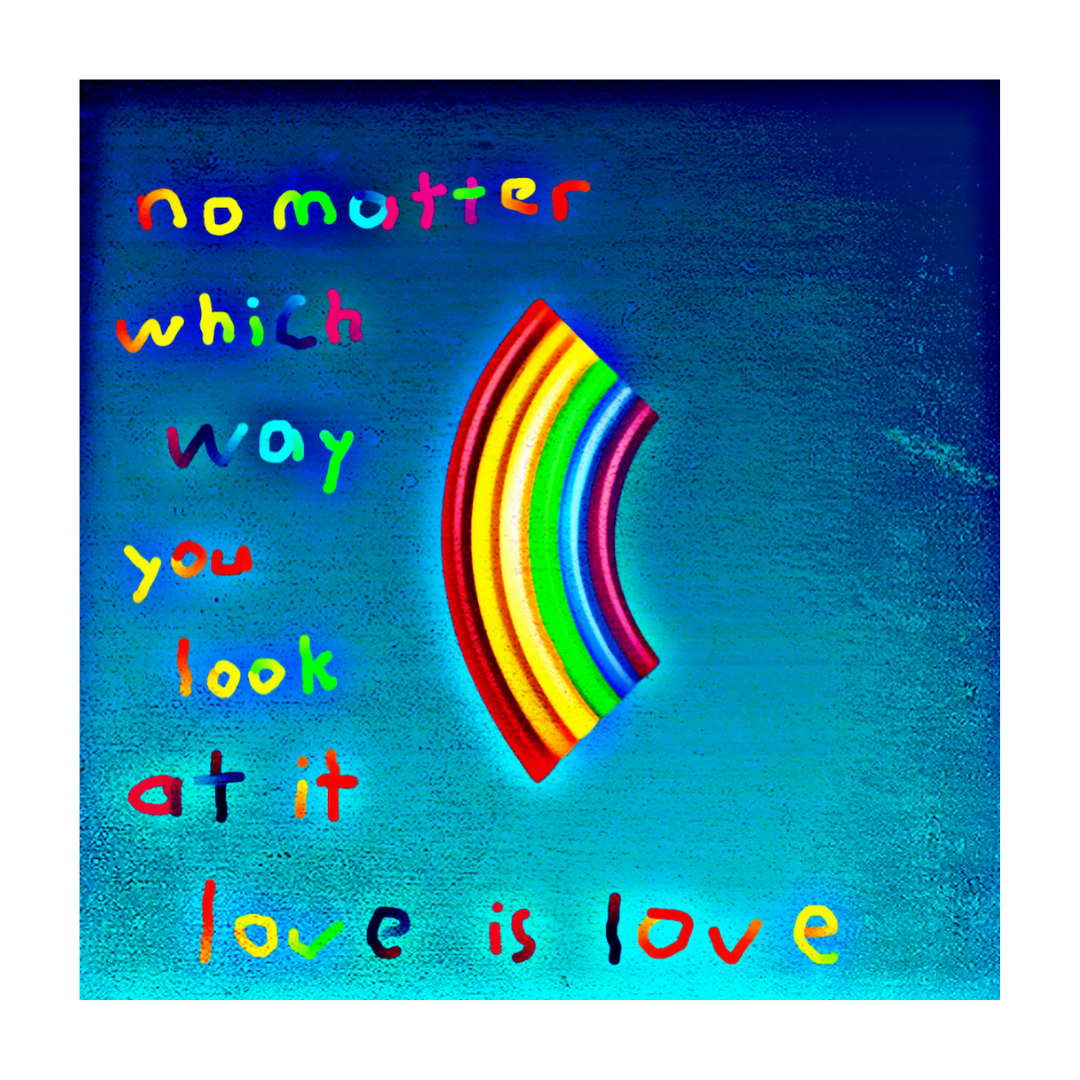 Alex Echo - 'No Matter Which Way You Look At, Love Is Love' -  Framed Limited Edition