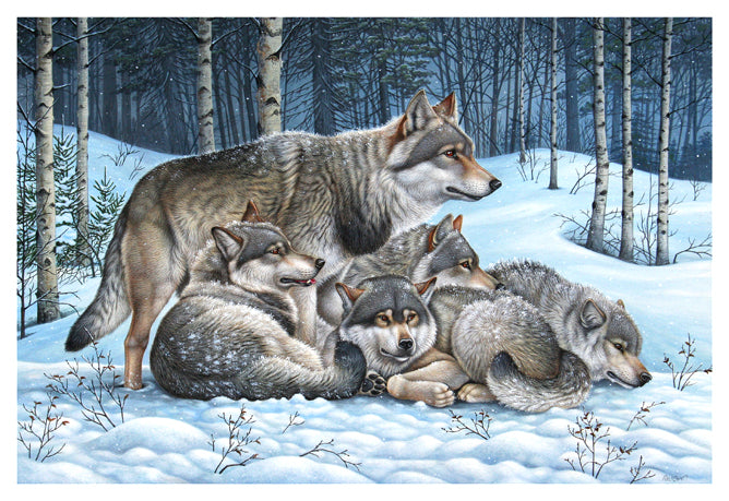 Richard Orr - 'Wolf Pack' - Original Art
