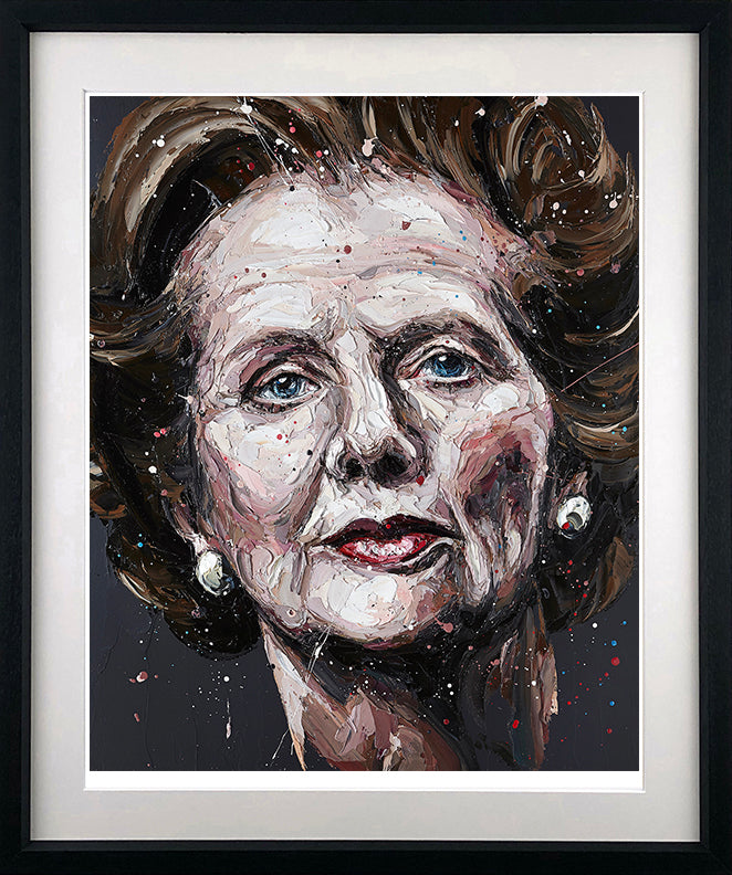 Paul Oz - 'Mrs T' (Margaret Thatcher)- Framed Limited Edition