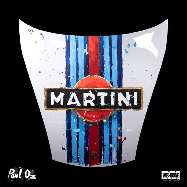 Paul Oz - Porsche Panel Artwork (Martini)