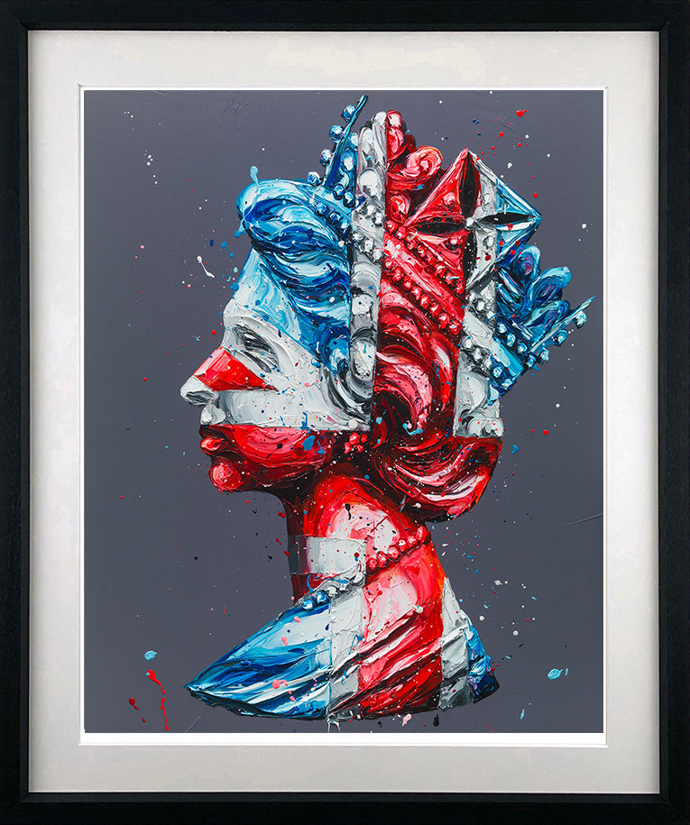Paul Oz  'Queen of Jack II' (2021) - Framed Limited Edition (Print & Canvas)