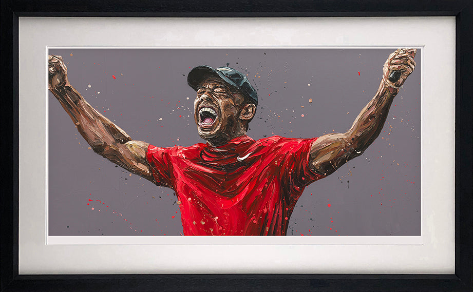 Paul Oz - 'You Can Always Be Better' (Tiger Woods) - Framed Limited Edition