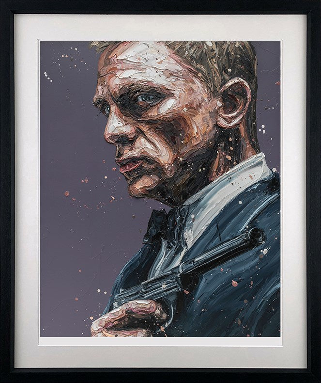 Paul Oz - 'Daniel Craig - 007'  - Framed Limited Edition