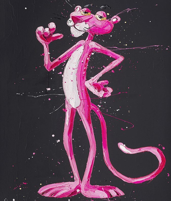 Paul Oz - 'Positively Pink' - Framed Limited Edition