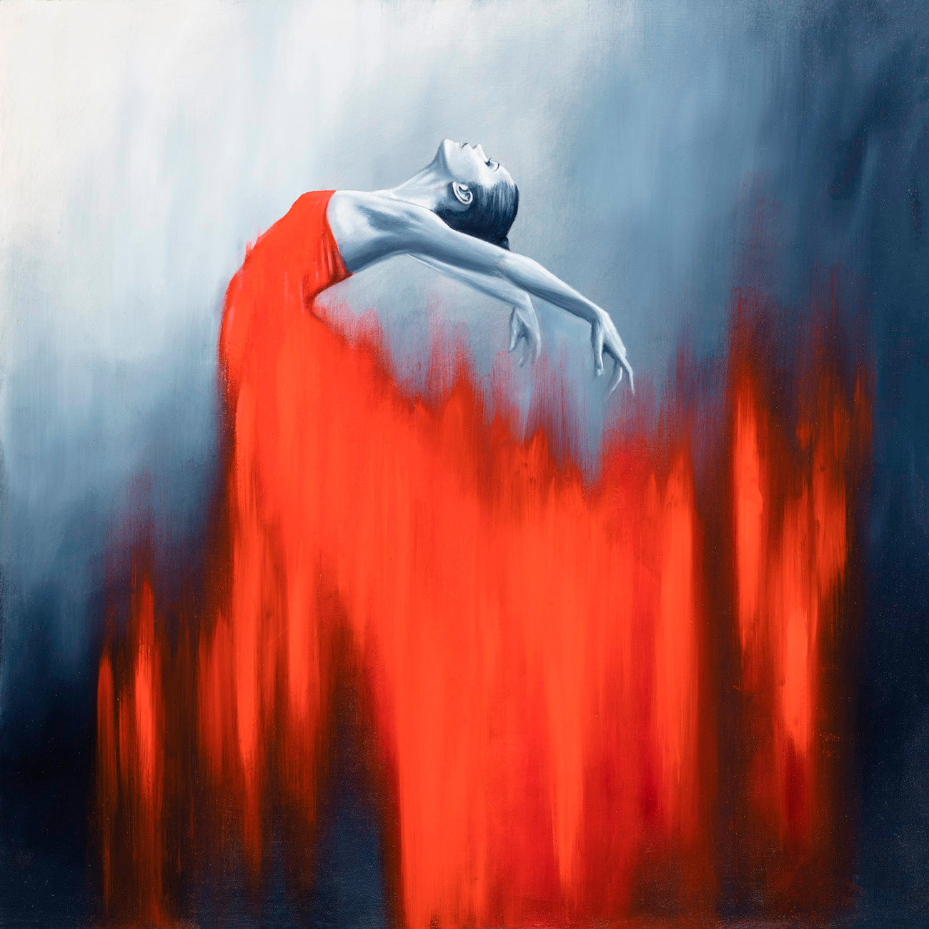 Ben Payne - 'Red Dancer' - Framed Original Art