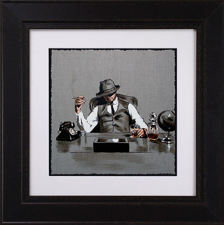 Richard Blunt - 'Self Made Man - Sketch' - Framed Limited Edition