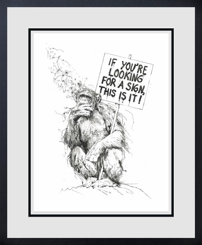 Scott Tetlow - 'If You're Looking For A Sign' - Framed Limited Edition Print