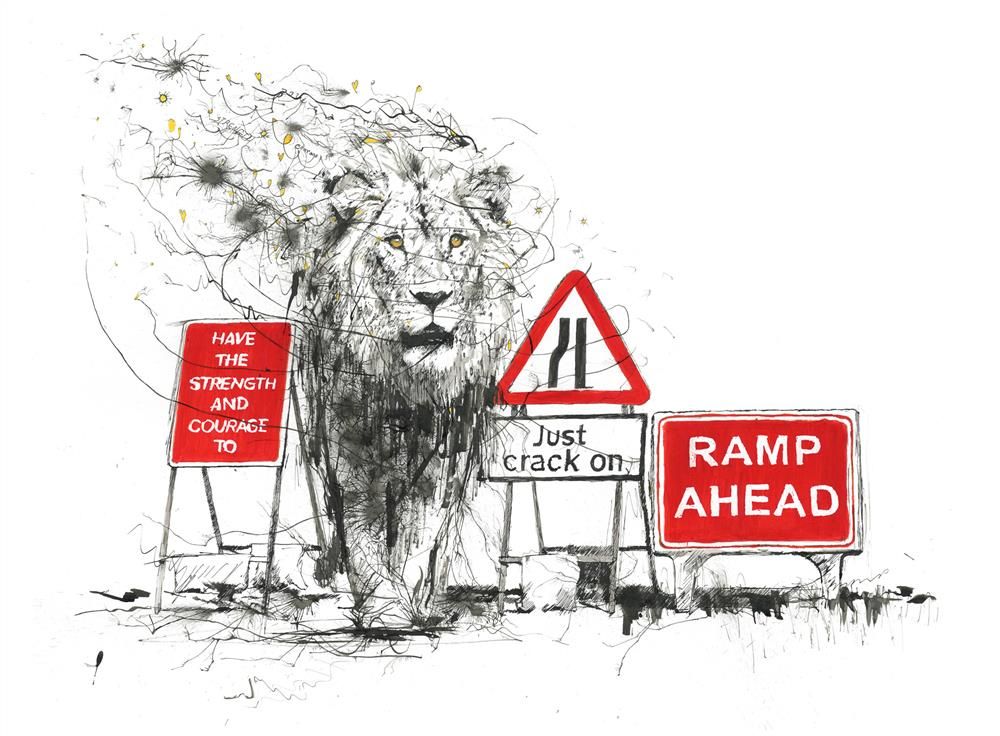 Scott Tetlow - 'Just Crack On' - Framed Limited Edition Print